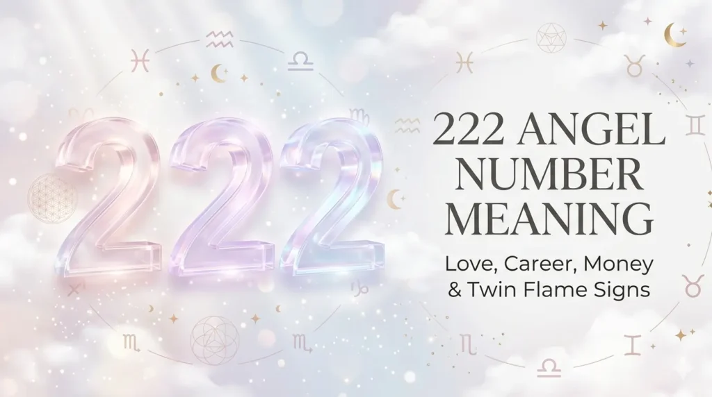 222 angel number meaning