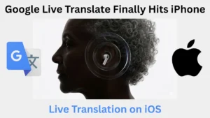 Google Translate Live Translation on iOS
