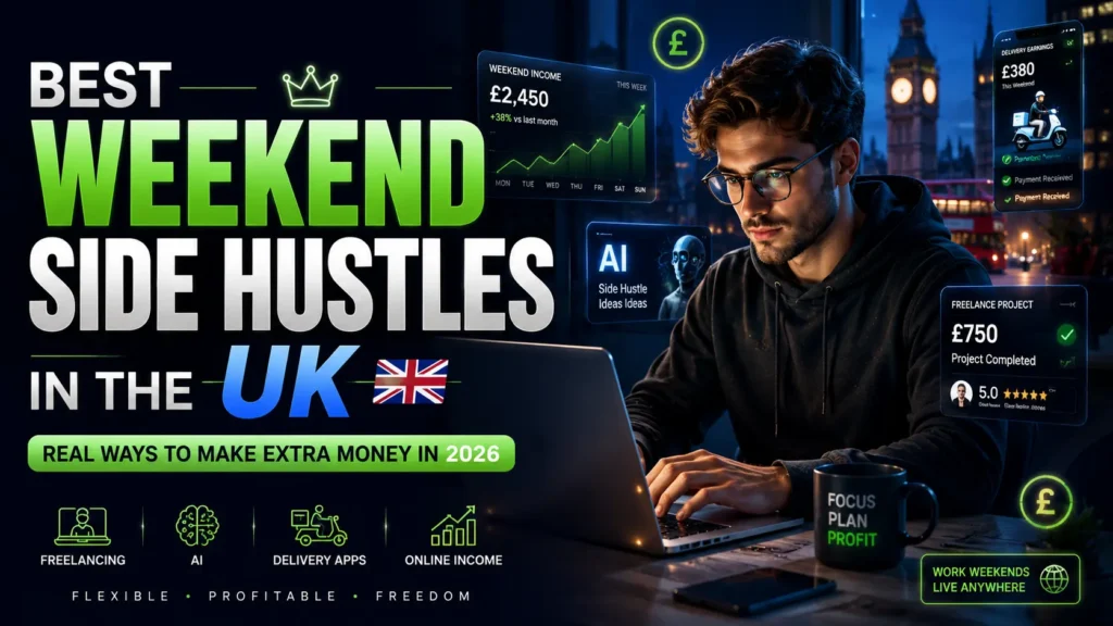 Best weekend side hustles uk